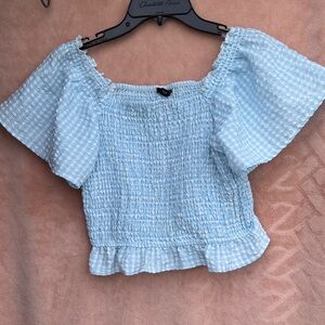 Girls Blue/White Shirt XL/14